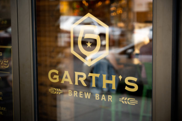 Garth's Brew Bar Front Door