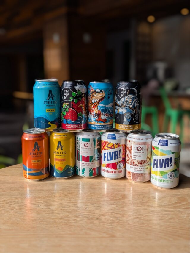 Non-Alcoholic Beer Options At Garth's Brew Bar